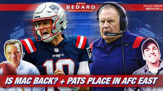 .@athleticgreens Podcast & Video: Bedard Patriots Pod - Mac seems back, Pats & the AFC East taken at BSJ Headquarters (Patriots)